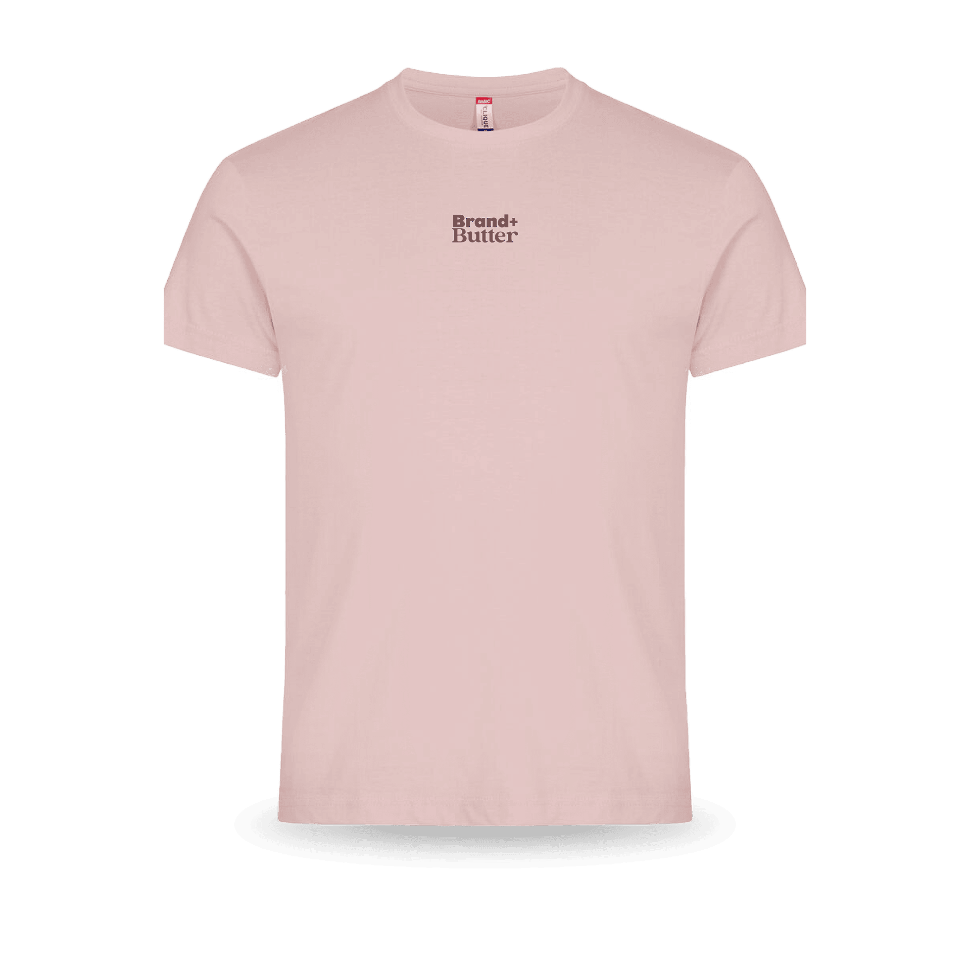 Rosa T-Shirt mit Schriftzug 'Brand+Butter'