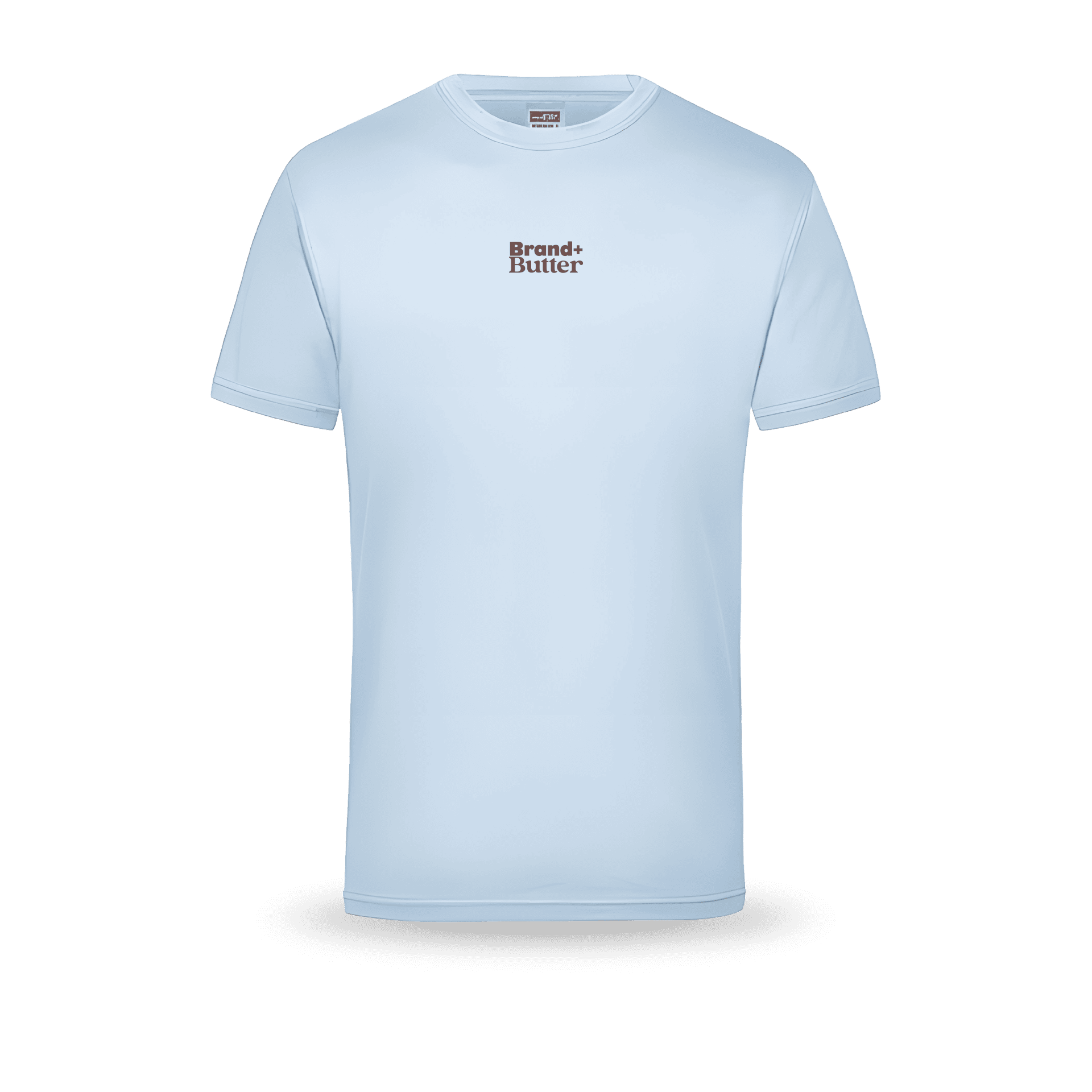Hellblaues T-Shirt mit Brand+Butter-Logo